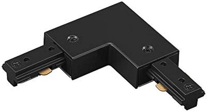 WAC Lighting, H Track Left L Connector in Black