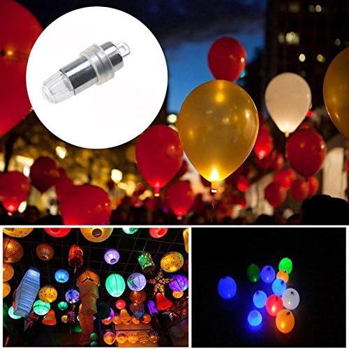 Led Balloon Lights, 20 Pack Multicolor LED Mini Submersible Waterproof Blinking Party Lights for Paper Lantern Balloon Wedding Halloween Christmas Party Indoor Outdoor Decoration