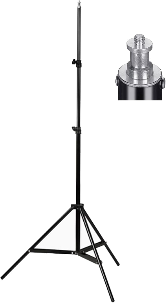 Godox SN302 Studio Light Stand – 180cm Adjustable Tripod Heavy Duty Light Stand Lighting Tripod with 1/4" Screw for Strobe Light/Webcams/Cameras/Softbox