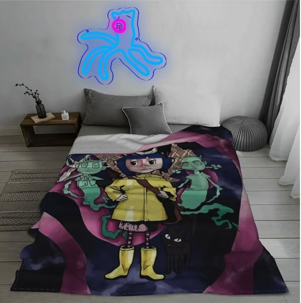 Coralline Octopus Neon Sign with One Button Eye LED Light Sign for Wall Decor, USB Powered Blue Ocean Animal Light for Bedroom Bar Aquarium Game Room, Kids Birthday Gift