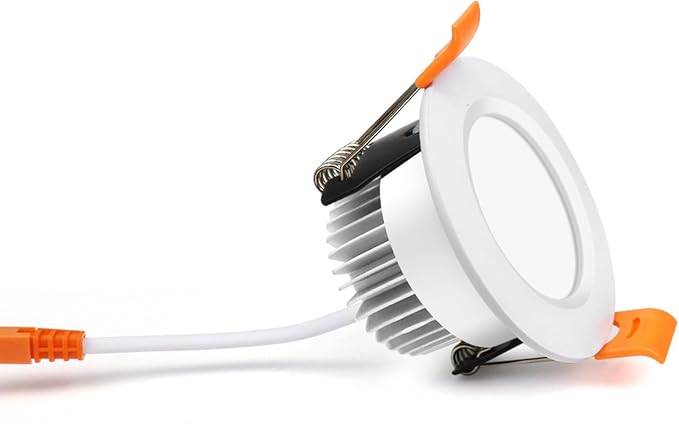 2 Inch LED Recessed Lighting, Dimmable LED Downlight 3W (35W Halogen Equivalent), CRI80+, 3000K Warm White Canless Ceiling Light with LED Driver (1 Pack)