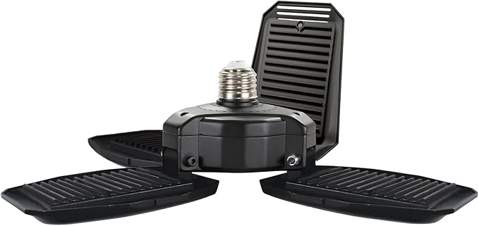 15,000 Lumen LED Adjustable 4 Panel Bulb, Uses Only 140W, Daylight, E26 Base, LED Garage Light for Indoors Workshop Warehouse