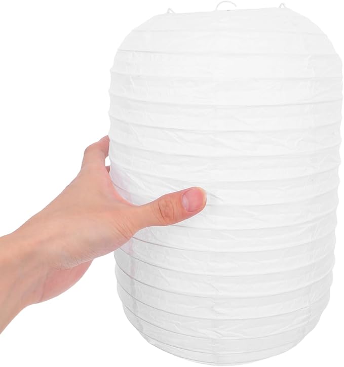 Uonlytech 2Pcs Wedding Decor Japanese Lantern Lamp : White Lanterns for Indoor Outdoor Home Yard Ramen Restaurant Decoration Mushroom Decor