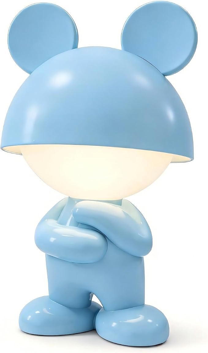 Night Lights for Kids,Rechargeable TableLight,Touch Bedside Lamps,Cordless Dimmable Warm White Light,Baby Nursery,Breastfeeding,Sleep Aid,Bluey Mouse Gifts for Newborns Toddlers Boys Girls
