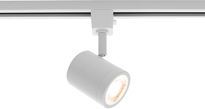 WAC Lighting Charge 8010 LED Adjustable Track Head 5-CCT Selectable 9W 865 Lumens Fully Dimmable in White for H-Style 3 Wire Track (Pack of 6)