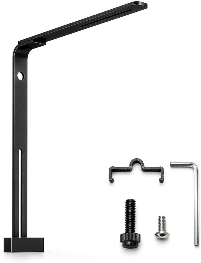 FZONE Aquarium Light Clip Holder for AXON, Adjustable Aquarium Fish Tank Mount with Height & Front-to-Back Positioning for Planted, Freshwater and Saltwater Tanks (1 Piece)