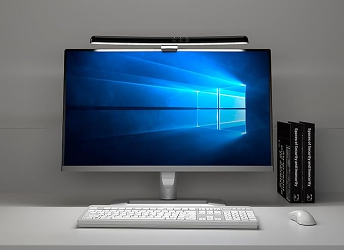 Computer Monitor Light Curved Screen Light Bar Three Light Modes Adjustable Brightness Touch Control Glare-Free Eye Protection LE13 A