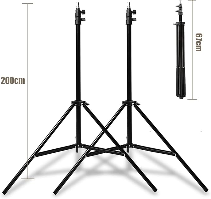 Godox Professional Studio Flash Kit for Photography, Strobe Lights Softbox Lighting Kit, 2x180W 5600K Compact Monolights with Flash Trigger, Softbox, Light Stands