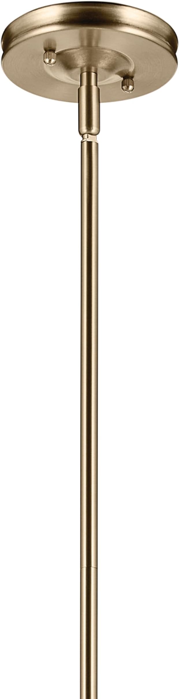 Kichler Laria Pendant Light, Opal Glass, Champagne Bronze | Updated traditional pendant light for islands and dining rooms (19.75" x 16"), 52775CPZ