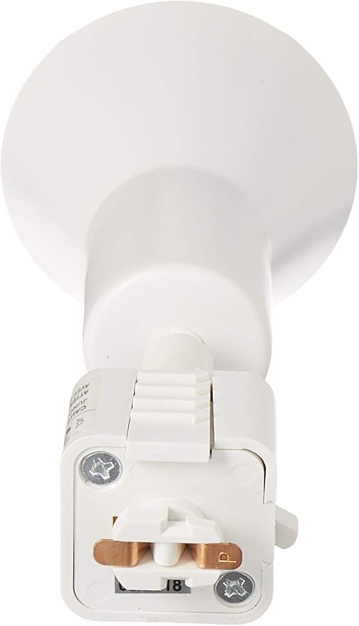 Juno Lighting R715 WH Contemporary Trac-Lites Flared Track Head, White