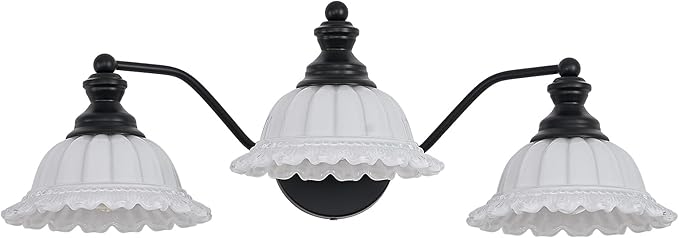 Black 3 Light Vanity Light Modern Bathroom Vanity Light Fixture