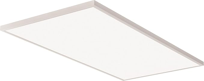 Lithonia Lighting CPANL 2x4 LED Flat Panel Light, 2 ft. by 4 ft. LED Light Panel, Ceiling Lighting Fixture, 3500K/4000K/5000K Switchable CCT, Includes Direct Ceiling Mount Bracket (2-Pack)