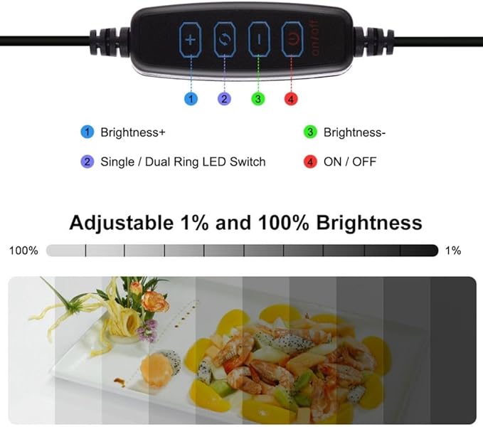 2025 Upgraded Photo Light Box, 12"x12" Professional Foldable Dimmable Shooting Tent Kit with CRI >95 120pcs LED Lights & 6 Kinds of Double-Sided Color Backdrops for Jewelry and Small Items Photography