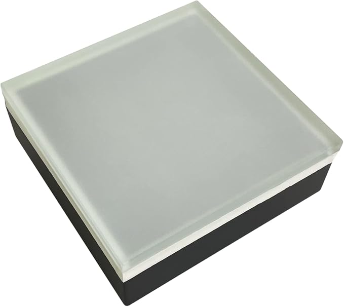 LUMENGY Paver Light 6x6 Inch (5.9x5.9), 2700K Warm White, Glare-Free Brick Lighting for Driveways, Walkways, Pool Decks and Patios, 12V Hardwired, IP67 Waterproof, Drive-Over Rated