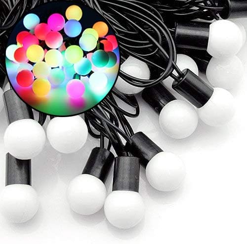 Hann Solar String Lights, 30 LEDs Waterproof Color Changing Globe Ball Fairy Lights for for Garden, Yard, Home, Landscape,Christmas Party (Multi-Color)