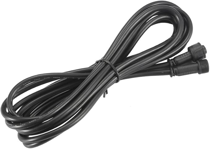 FVTLED 2m 6.56ft 2Pin Extension Cable Wire with Male and Female Connectors at Both Ends Just Single Color LED Deck Light