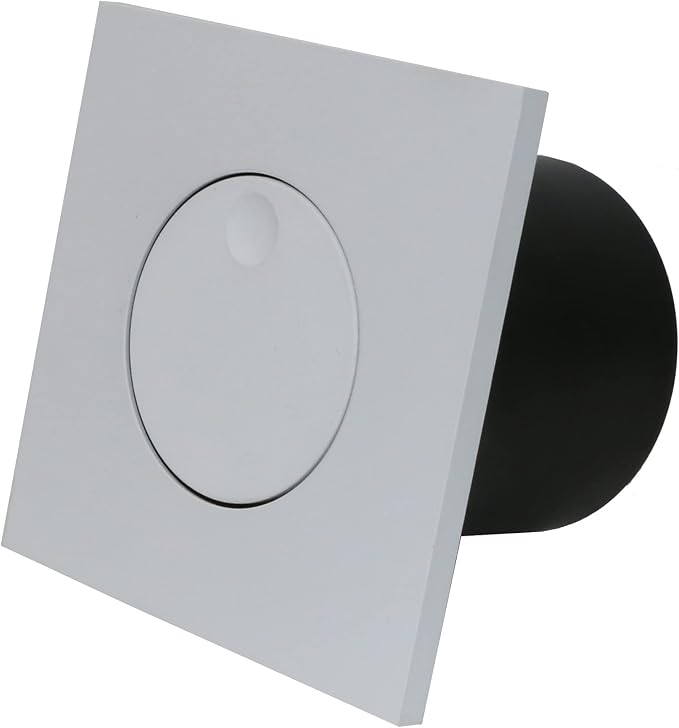 3W LED Wall Recessed Step Stair Lighting Bedside Reading Light Fixture Hidden On/Off Switch Adjustable Warm White-Finish Square