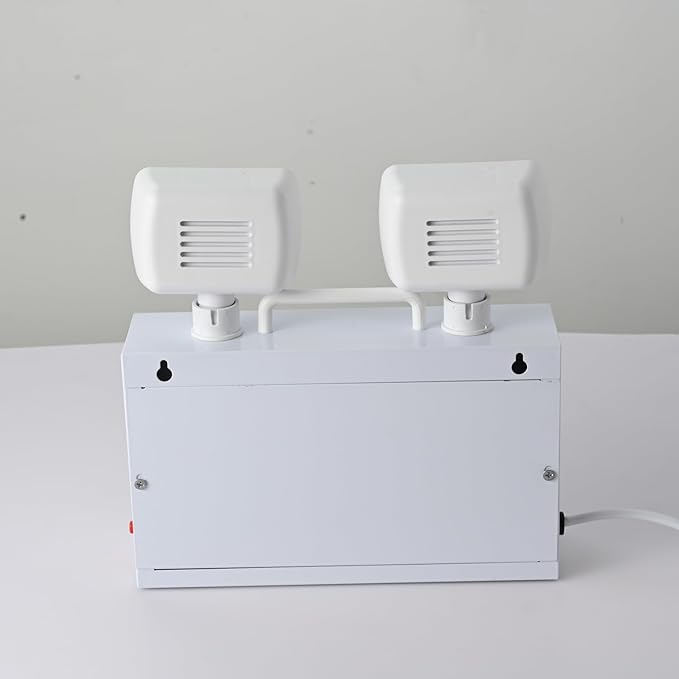 Emergency Light, 500lm 4Hours Battery Powered LED Backup Light Commercial Exit Fixtures for Business Home Office Night Power Failure Outage with Plug in Cord AC85-277V