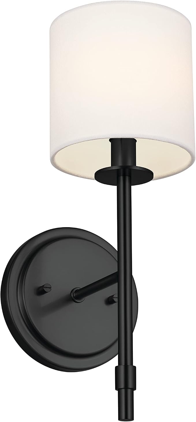 Kichler Wall Sconce 1Lt,Black