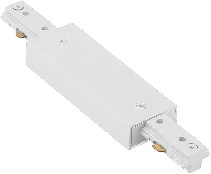 WAC LIGHTING LI-PWR-WT 120V, Ceiling Light in L Track System, Track Power Feed I Connector, White