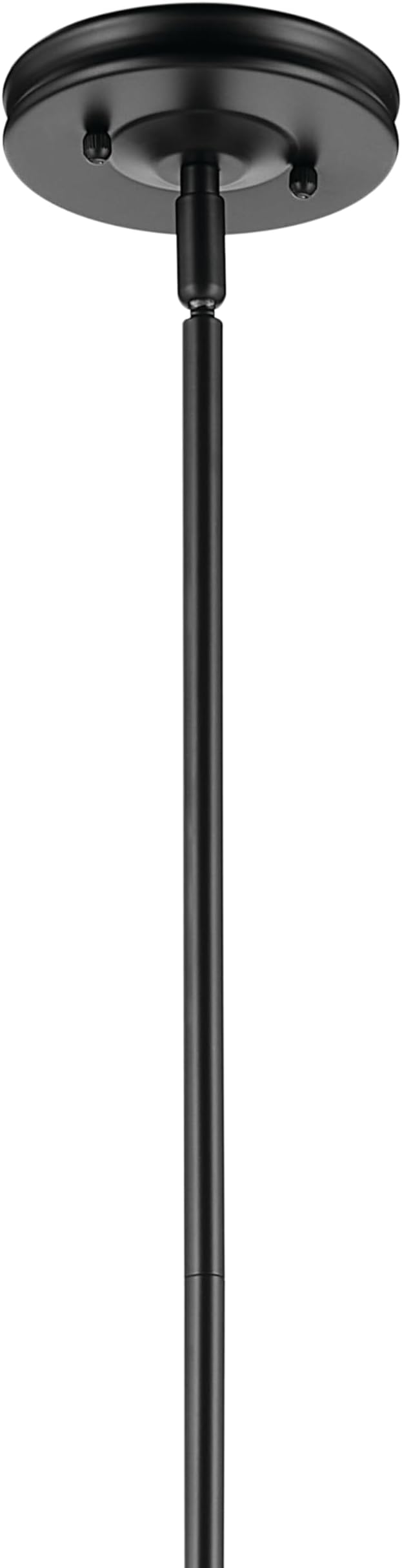 Kichler Laria Pendant Light, Clear Glass, Black | Updated traditional pendant light for kitchen islands and dining rooms (14.5" x 10.5"), 52774BKCLR