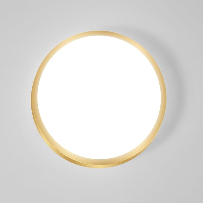hepside 2PACK Flush Mount LED Ceiling Light Fixture 5CCT 7Inch 15W & 100W Equivalent Closet Light Fixture,Small Round Slim Surface Ceiling Lamp for Hallway,Bathroom,Bedroom,Kitchen,Interior