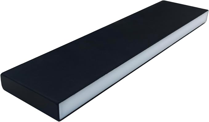 LUMENGY Paver Light Slim 0.5x9 Inch (0.55x8.85), 5000K Daylight, Glare-Free Linear Lighting for Driveways, Walkways and Paver Borders, 12V Hardwired, IP67 Waterproof, Drive-Over Rated