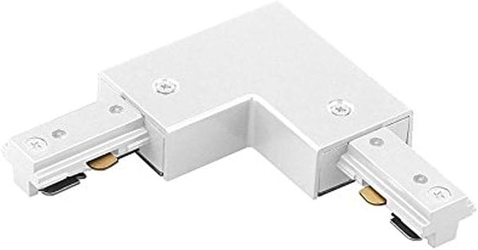 WAC Lighting L Track 120V Right L-Connector to Join Two Tracks 90 Degree Right Turn for L Style 2-Wire Track Systems in White