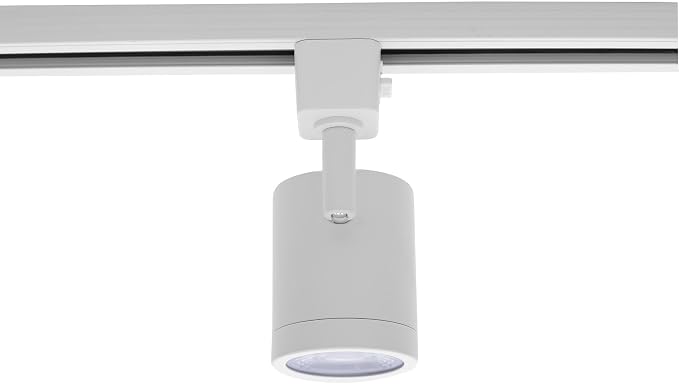 WAC Lighting Charge 8010 LED Adjustable Track Head 5-CCT Selectable 9W 865 Lumens Fully Dimmable in White for H-Style 3 Wire Track (Pack of 12)