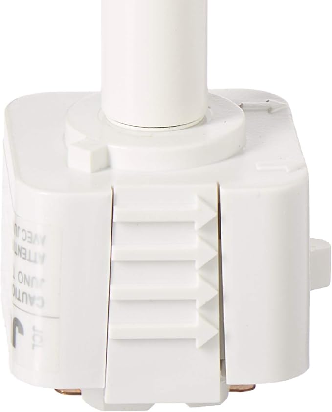 Juno Lighting R715 WH Contemporary Trac-Lites Flared Track Head, White