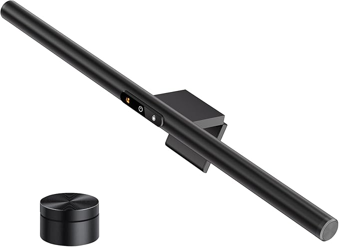 LYMAX Computer Monitor Light Bar with Wireless Remote, Eye-Care with Motion Sensor, Fit for All Monitor, Adjustable Color Temperature with Auto-Dimming, No Glare Home Office Gaming Desk Light