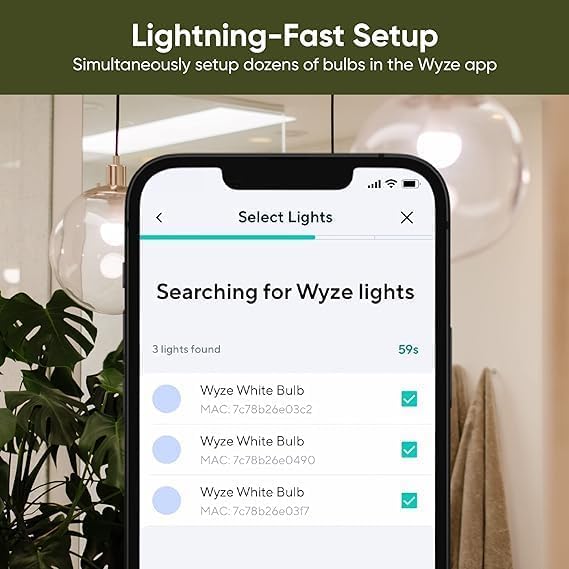 Wyze Lifestyle Bulb Color, 1100LM Wi-Fi A19 Smart Bulb, 16 Million Colors & Tunable White, Works with Alexa and Google Assistant, 75W Equivalent, Dimmable, Timer, CRI>90, E26, No Hub Required, 4-Pack