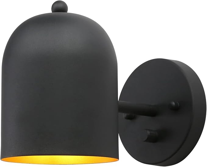 Modern Hardwired Wall Sconce with Dimmer Switch | Adjustable Light Head Wall Vanity Light, E26 Bulb Base Reading Lamp Lighting Decor for Bedroom Living Room Kitchen Sink