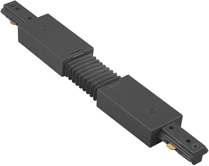 WAC Lighting LFLX-BK L Track Flexible Track Connector, Black