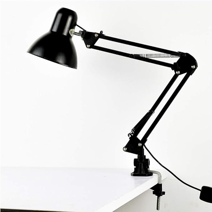 1 Pcs Desk Lamp Mount Stand Table Mounting Clamp Swing Arm Drafting Light Clamp Holder Bracket Clip