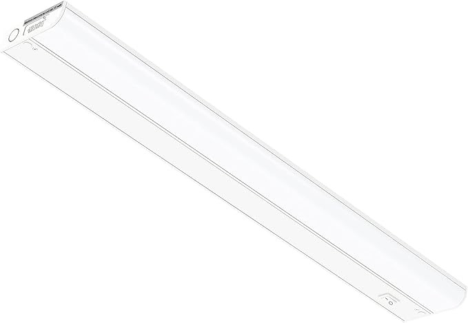 GETINLIGHT Inlight 24-inch Hardwired Only LED Under Cabinet Lighting, Soft White(3000K), Dimmable, Matte White Finished, ETL Listed, IN-0201-13-WH