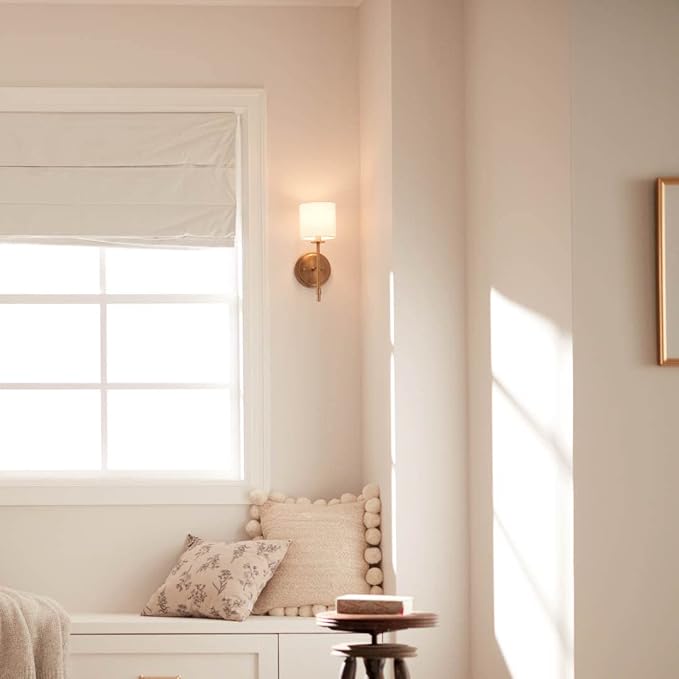 Kichler Wall Sconce 1Lt, Brushed Natural Brass