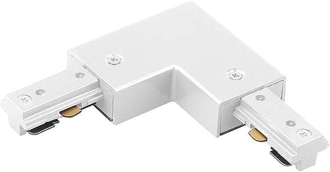 WAC Lighting, H Track Right L Connector in White