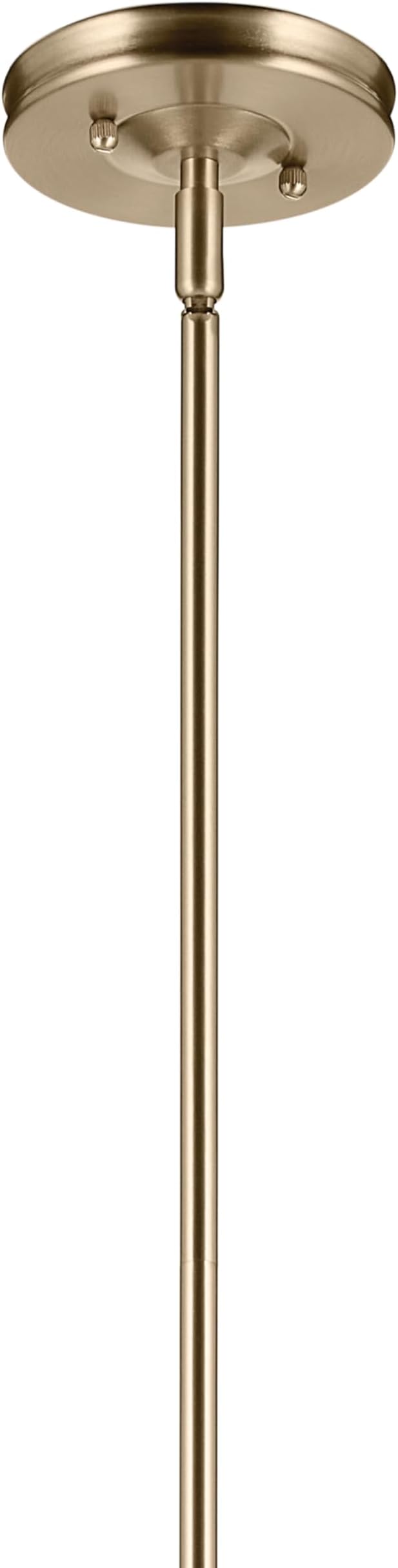 Kichler Laria Pendant Light, Opal Glass, Champagne Bronze | Updated traditional pendant light with opal glass (14.5" x 10.5"), 52774CPZ