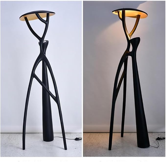 Standing Lamps Hotel Lobby Floor Lamp Exhibition Hall, Shopping Mall, Villa Living Room, Resin Resilient Tree Branch Sculpture (Excluding Light Source) Decorate(Small)