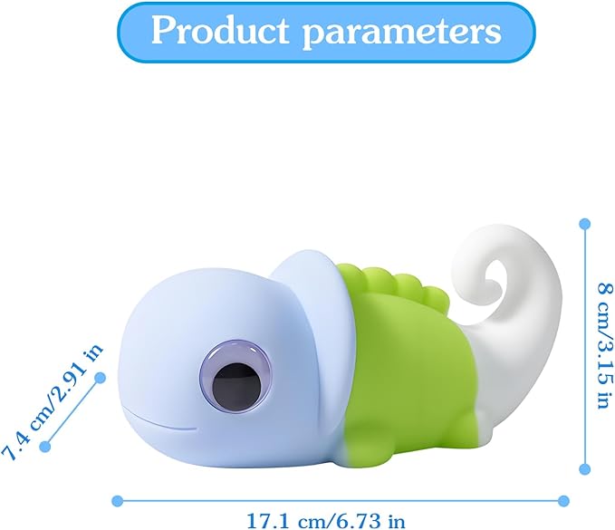 Chameleon Night Light for Kids,Night Light for Boys and Girls,Cute Room Decor Portable Night Lamp,Touch-Controlled Lighting,Touch-Controlled Lighting (Chameleon)