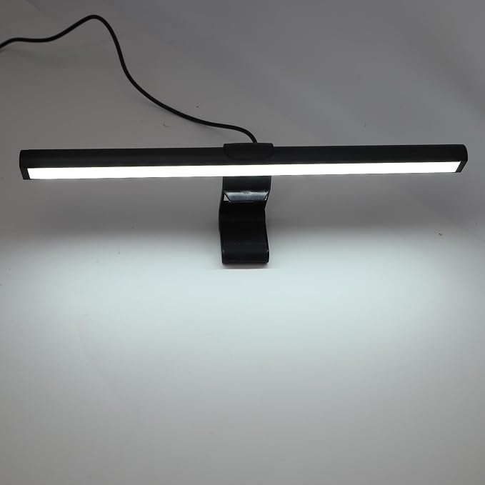 ASHATA Monitor Light Bar, Screen Monitor Light Bar for Eye Caring, USB Reading LED Task Lamp 3 Color Temperature Dimmable Anti Glare, for Home Office Working