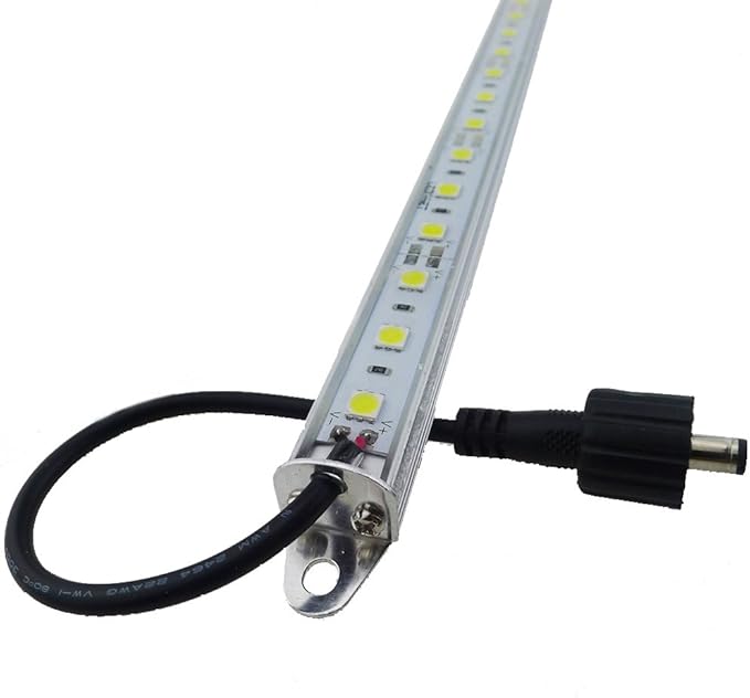 12" Blue 460nm LED Aquarium Fish Tank Light 18LEDs 5050 - Waterproof IP67 Aluminum Lighting 12V DC Grow Bar Light