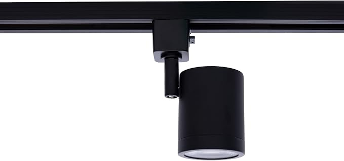 WAC Lighting Charge 8010 LED Adjustable Track Head 5-CCT Selectable 9W 865 Lumens Fully Dimmable in Black for L-Style 2 Wire Track