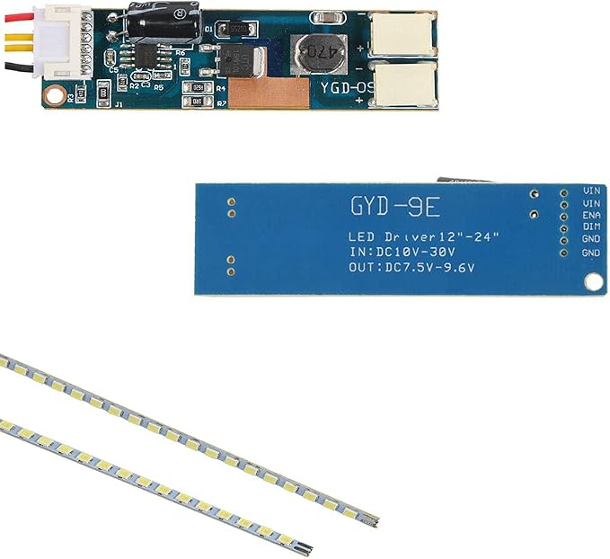540mm LED Backlight Strip Light Kit DC 10-30V CCFL LCD Screen to LED Monitor Module Liquid Crystal Display Lamp Tube Light Bar