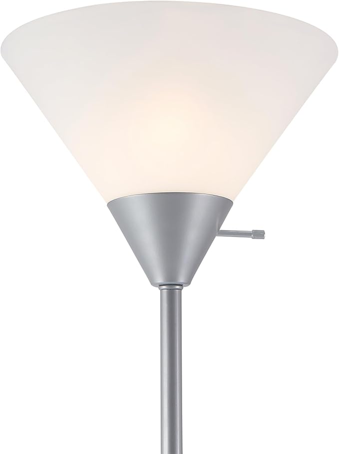 Globe Electric 67150 Elliott Floor Lamp, Silver (Pack of 2)