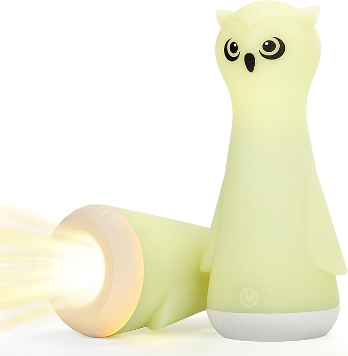Toys for 3-10 Year Old Girls, Night Light With Flashlight for Kids-Rechargeable LED Dimmable Night Light for Toddler Bed Room Handheld Emergency Flashlight for Camping Gear Hallway Stairway Walking