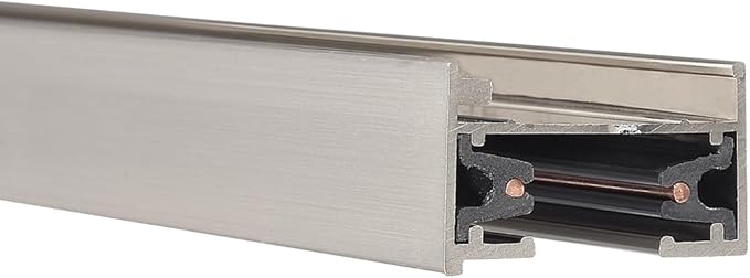 WAC Lighting LT2-BN 120VL Track Single Circuit, Brushed Nickel