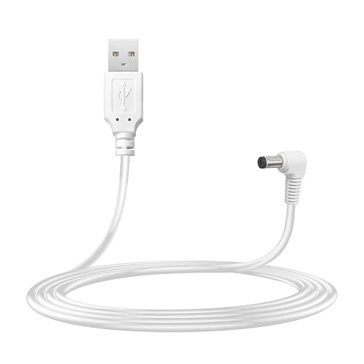 Power Cord for Astronaut Space Projector, Charging Cable Compatible with Mooyran Night Light Projector Replacement Led Lights Charger Adapter