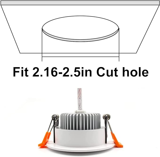 2 Inch LED Recessed Lighting, Dimmable LED Downlight 3W (35W Halogen Equivalent), CRI80+, 2700K Ultra Warm White Ceiling Light with LED Driver, Canless Recessed Light (4 Pack)